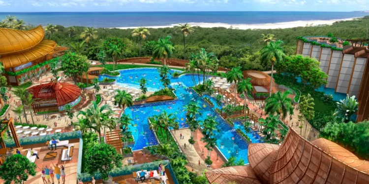 Resort gigante de polo turístico foi inaugurado e já pode ser utilizado