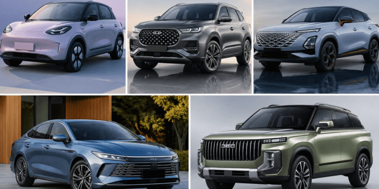 5 carros da China considerados os melhores para dirigir