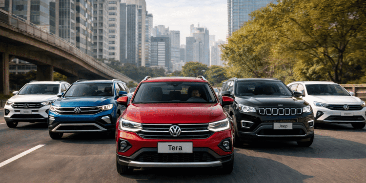 Esses são os 5 SUVs mais vendidos do Brasil em março