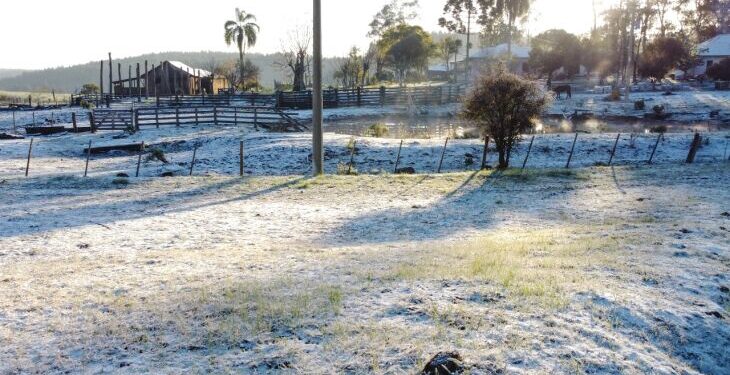 Cidade de interior que poucos conhecem registra temperatura próxima de 0°C