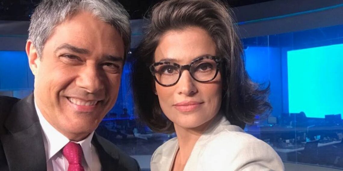 Enquanto William Bonner ganhava R$ 1 milhão, Renata Vasconcellos ganha ...