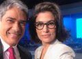 Enquanto William Bonner ganhava R$ 1 milhão, Renata Vasconcellos ganha salário de rainha no Jornal Nacional