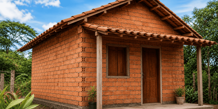 Casa por R$ 3 mil? Técnica com tijolos amarrados surpreende