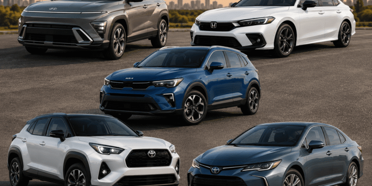 5 carros híbridos econômicos e vantajosos em 2026