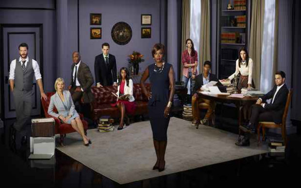 Elenco principal de "How to get away with murder". Foto: Sony/Divulgao