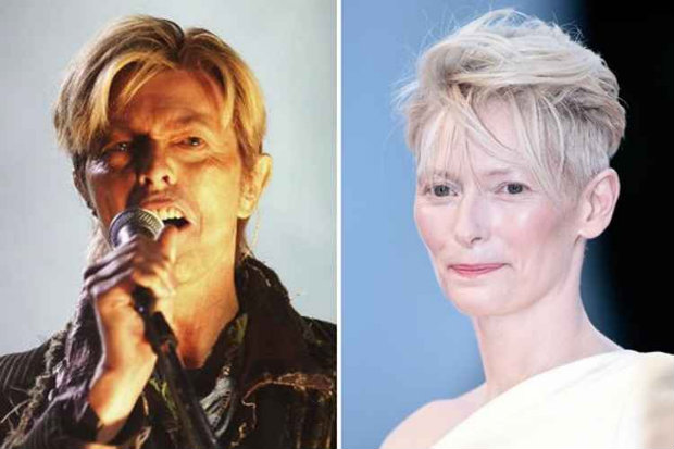 Fs destacaram semelhanas entre Tilda e Bowie. Foto: Divulgao