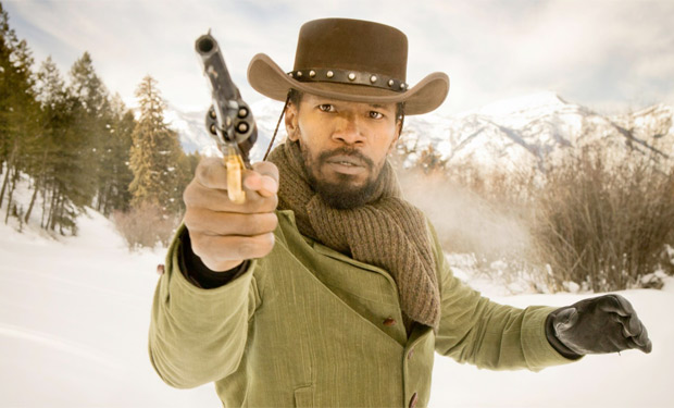 Jamie Foxx em cena de Django livre, de Quentin Tarantino. Foto: Divulgao