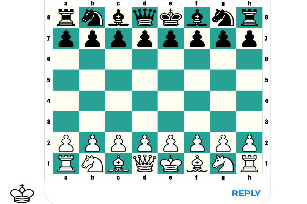 Como ativar o jogo de xadrez escondido no chat do Facebook