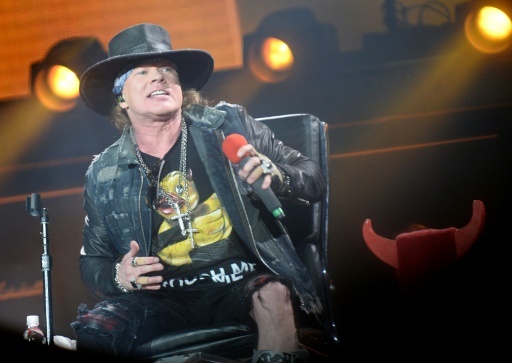 Axl voltar aos vocais do Guns em seguida. Foto: Hans Klaus Tcht/AFP