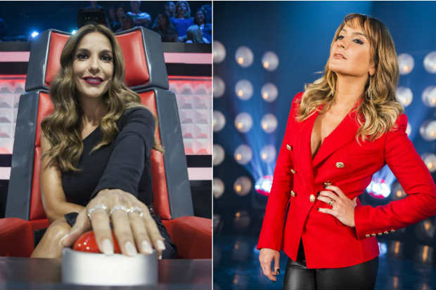 Globo queria trocar Ivete por Claudia e vice-versa nas prximas temporadas das verses adulta e infantil do reality musical, mas desistiu. Foto: Reproduo