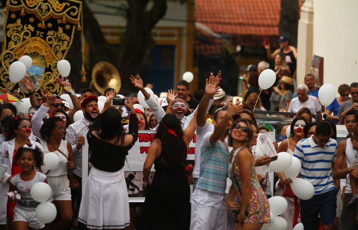 Doutores da Felicidade estiveram durante o carnaval no Hospital do Cncer. Imagem: arquivo/DP