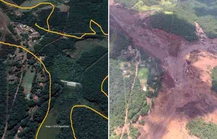 Veja O Antes E Depois Da Região Onde Se Rompeu A Barragem Em Brumadinho ...