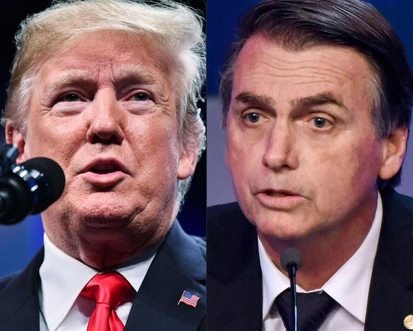 Encontro entre Bolsonaro e Trump incluir debate de corte de tarifas, dizem negociadores brasileiros. Foto: AFP