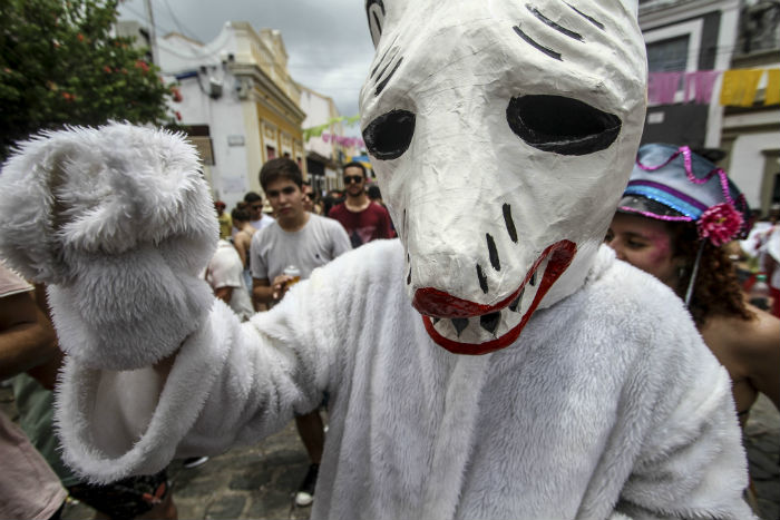 La Ursa  o tema do carnaval da cidade, no Litoral Sul do estado. (Foto: Bruna Costa/Esp.DP)