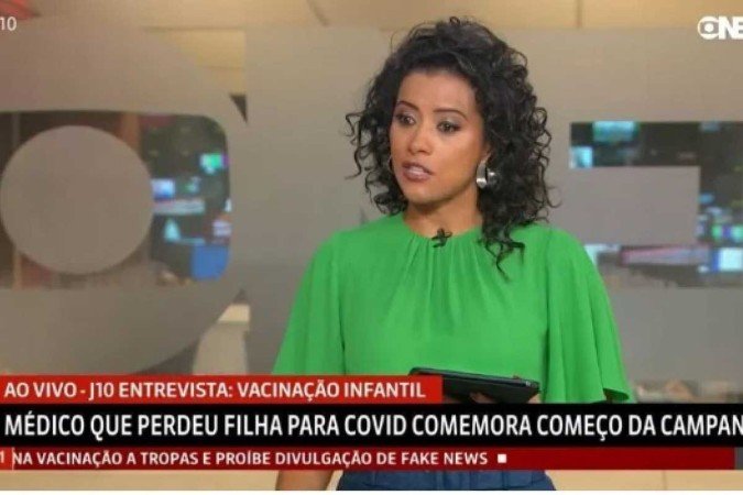 Apresentadora da Globo se emociona após reportagem de mulheres no