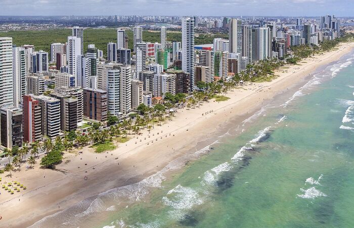 Praia do Pina fica na Zona Sul do Recife (Foto: Portal da Copa/Creative Commons)