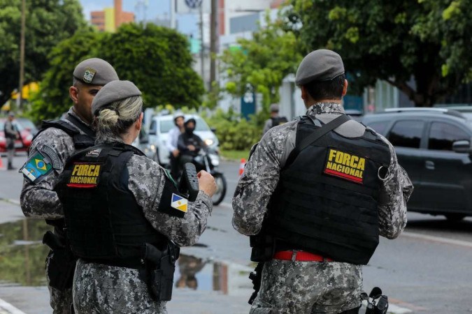 Efetivo da Fora Nacional fica concentrado em Braslia e pode ser enviado aos estados (Tom Costa/MJSP)