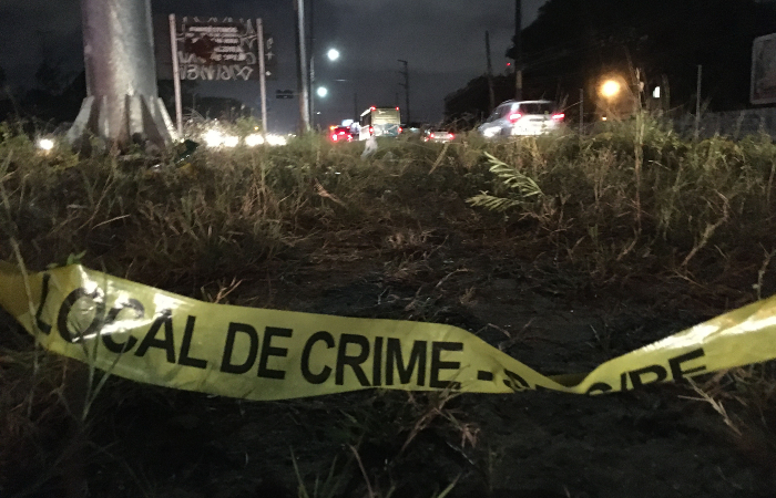 Cena de crime  isolada pelos policiais  (Foto: Arquivo/DP)