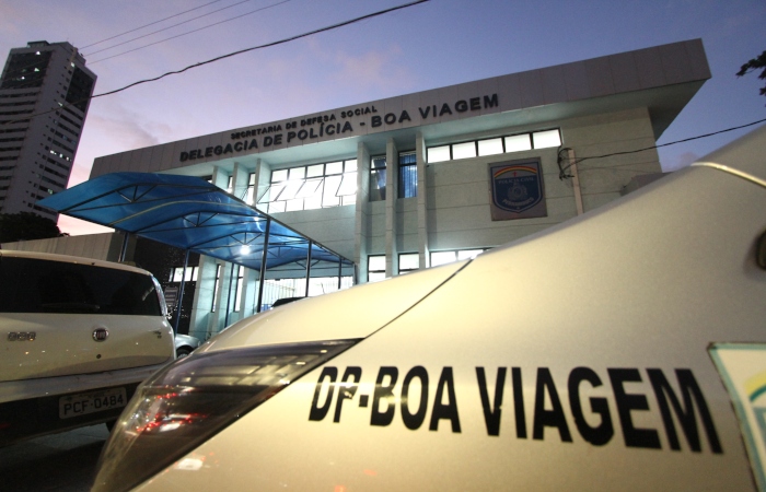 O caso foi registrado na Delegacia de Boa Viagem pela Polcia Civil como uma ocorrncia de ''Via de Fato'' (Foto: Peu Ricardo/DP)