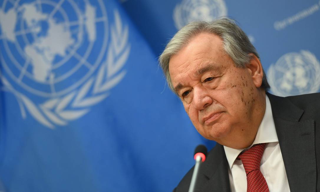 Antnio Guterres  secretrio-geral da ONU (Foto: Angela Weiss / AFP)