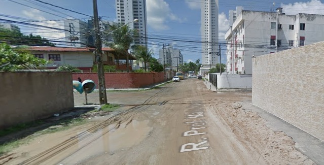 Assassinato aconteceu na Rua Maria Digna Gameiro, em Barra de Jangada (Reproduo/Google)