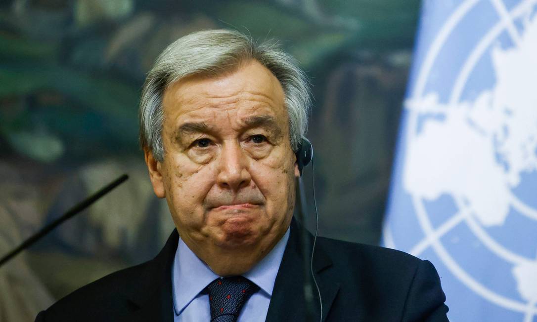 Guterres tambm condenou as aes sem precedentes no ataque do Hamas no dia 7 de outubro (Foto: Maxim Shemetov / AFP)