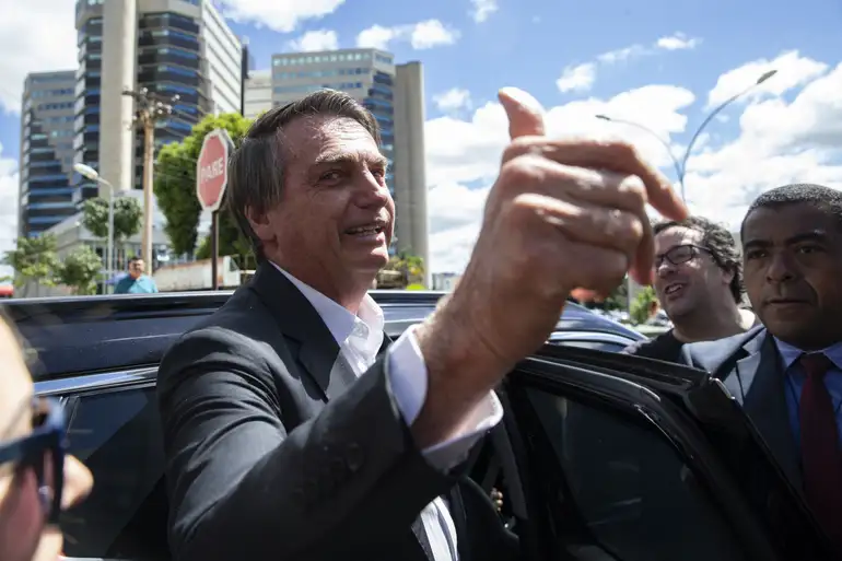 Segundo relatos, Milei convidou Bolsonaro para sua posse, que est marcada para o dia 10 de dezembro, em Buenos Aires (Crdito:Marcelo Camargo/Agncia Brasil)