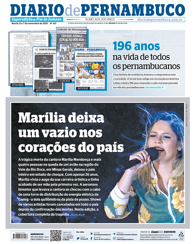 Marília deixa um vazio no coração do país Marília deixa um vazio no coração do país