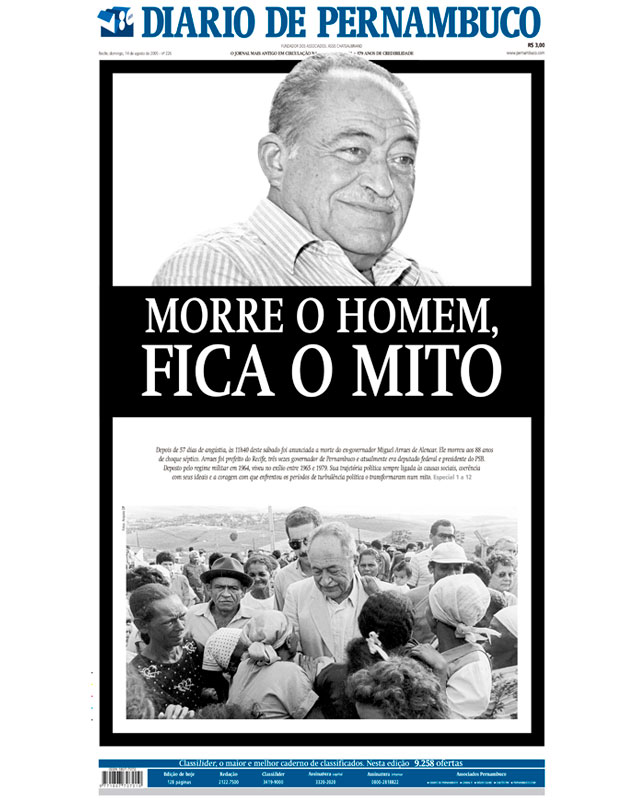 Morre Miguel Arraes Morre Miguel Arraes